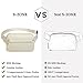 S-ZONE Fanny Packs for Women, Genuine Leather RFID Blocking Crossbody Bags Purses, Sling Waist Bag, Fashionable Chest Bag, Gifts Travel Running Adjustable Strap Men