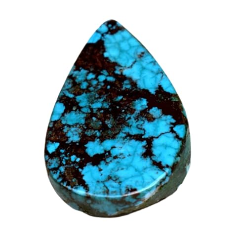 Cabochon en turquoise naturelle 25,60 mm pour création de bijoux DIY