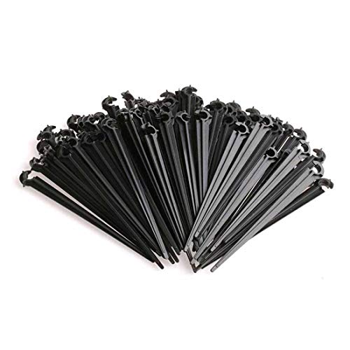 Image of DIY Crafts Pack of 25 Pcs, Design No # 1, Micro Hose Fixed C-Type Holders Drip Irrigation Accessor(Pack of 25 Pcs, Design No # 1)