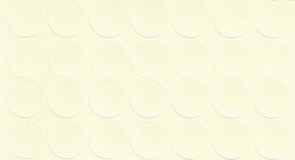 Magnolia 20mm Self-Adhesive Furniture Screw Hole Cover Caps 28 Pcs, Acrylic, Durable, Thin, Perfect for Shelves, Camlock, Confirmates, Egger Compatible