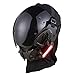 Marikito Punk Helmet Futuristic Techwear Sci Fi Gothic Mask - Halloween Cosplay Costume Suitable For Any Adult