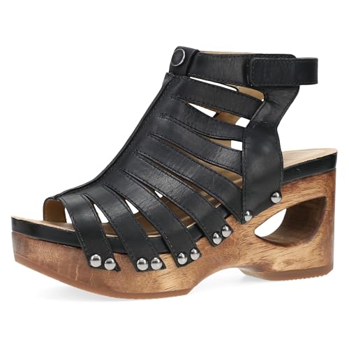 Dansko Adie Heeled Gladiator Sandal for Women - Hand-Crafted Wooden Outsoles - Memory Foam Footbeds and Rubber Padding for Unparalleled Comfort and Durability