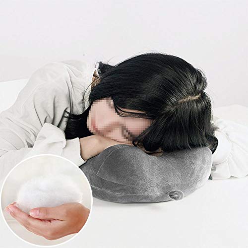 QISLOVE Napping pillow travel neck pillow office headrest pillow cushion soft and comfortable humanized design U-shaped pillow