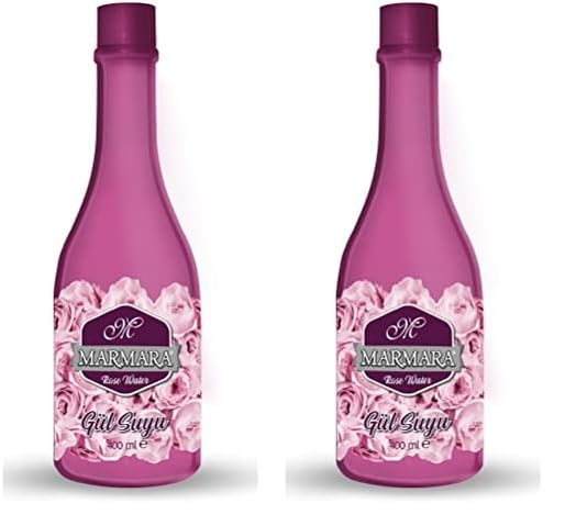 MARMARA Gül-suyu - Tónico facial hidratante para limpieza facial (400 ml) (Paquete de 2)