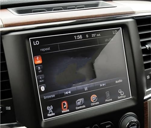 Protection d'écran en verre trempé haut de gamme pour système de navigation Dodge Ram 2500