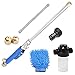 BAtech Hydro Jet Washer Kit de manguera extensible de alta presión de agua para el hogar jardín Jet Car Washer Spray Limpieza de Ventanas Azul