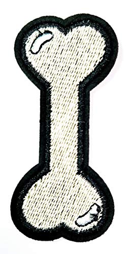 Dog Food Bones Iron Sew On Embroidered Applique for Clothes Backpacks T-Shirt Jeans Skirt Vests Scarf Hat Bag Patch Cartoon Sticker Embroidery