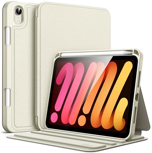 Image of JETech Folio Case for iPad mini A17 Pro /6th Gen (2024 /2021), Starlight