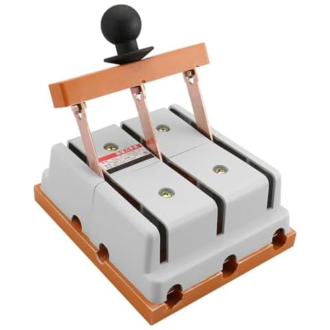 Baomain 3 Pole Double Throw Electric Brake Safety Knife Switch Cover