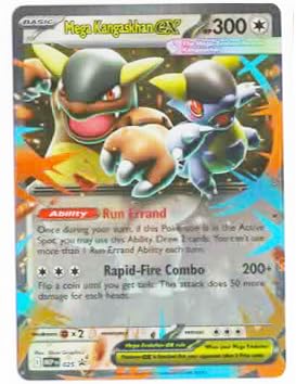 Pokemon - Mega Kangaskhan ex 025 - Mega Evolution Black Star Promo - Single Card Foil