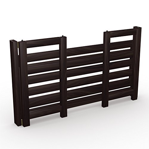 Stony-Edge No Assembly Folding Shoe Rack Organizer, 2 Shelves, Home Shoe Storage Bench, Quality Furniture. Espresso Color. 28” Wide.