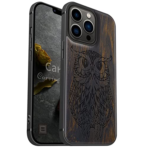 Carveit MagSafe (}OZ[t) Ή iPhone 13 Pro P[X ؐ, VR+TPUVRc[C, ACtH13Proi6.1C`jP[XC, [U[A[g (-}_X^C̃tNE)