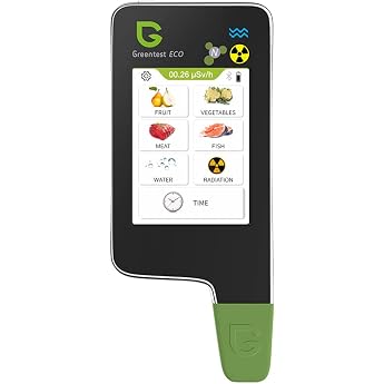 Greentest eco 6 Nitratpr fer f r Gem se Obst Fleisch Fisch Wasser Meter H rte TDS PPM Strahlungsdetektor
