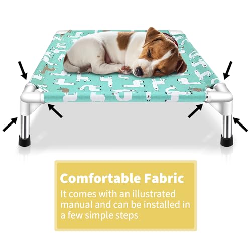 Elevated Dog Bed Pet cot for Small Dogs, Indoor and Outdoor Use for Small Pets - Image 5