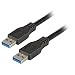 Produktbild EFB-Elektronik USB3.0 Anschlusskabel A-A, St.-St, 1,8m, schwarz, Premium