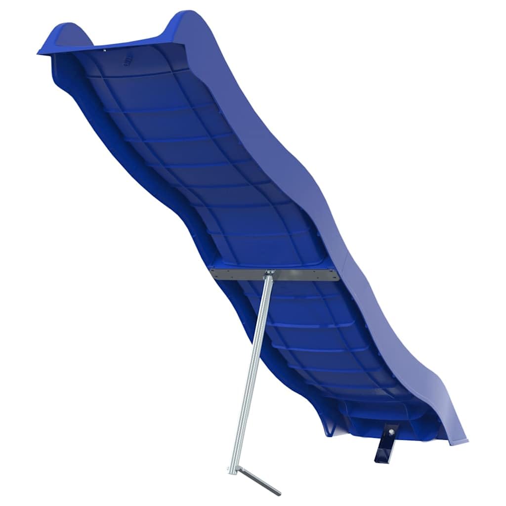 Genérico Tobogán Infantil Polipropileno Azul 210x40 cm,Juegos y Juguetes,Estructuras para Juegos al Aire Libre,Columpios y estructuras de Juegos,826599