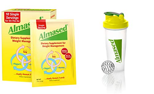 Almased Low-Glycemic High Protein Powder Shake Meal Replacement for Weight Management Non-GMO Plant-Based