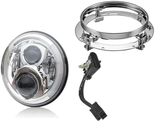 Phare de moto LED 7 pouces pour rouler de nuit en sécurité sous la brume