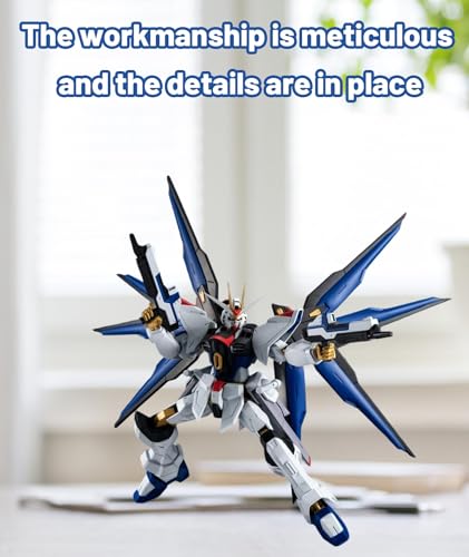 Image of GODSDWARES Action Figures, Model Kit, Mechanical Armor Model Kit, 1 /100 Scale Strike Freedom Anime Collectible Plastic M-odel Building Set for Home Display and Gifting
