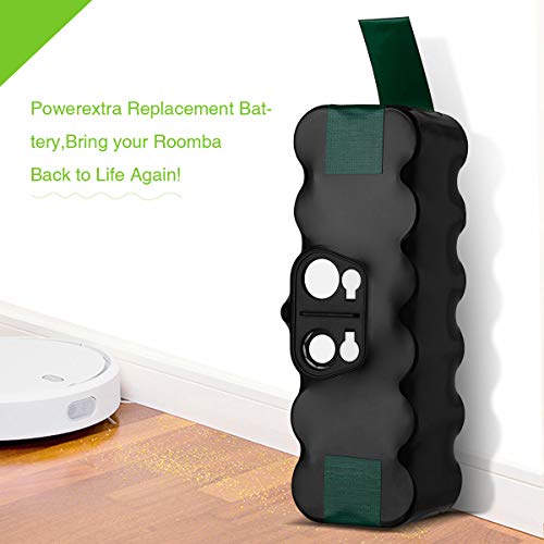 Powerextra 5000mAh Ni-MH Replacement Battery Compatible with iRobot 500, 600, 700,800 Series, 510 530 535 540 550 560 570 580 610 760 770 780 800 870 880 Robotic Vacuums 3 Gallery Image