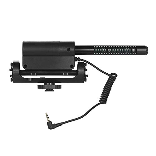 �}�C�N���t�H�� �R���f���T�[�}�C�N�̎ʐ^�̃C���^�r���[�J�[�f�B�I�C�h�w�����}�C�N�r�f�I �^��/��^/�Q�[������/�������ȂǂɓK�p (Color : Black, Size : One size)