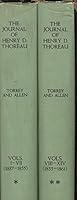 The Journal Of Henry David Thoreau. In Fourteen Volumes Bound As Two B00WLRFV8G Book Cover