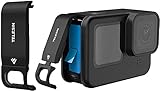 TELESIN Tapa de batería Adaptador de Puerto de Carga Tipo C extraíble para GoPro Hero Black 9 Cubierta de la batería(1articulo