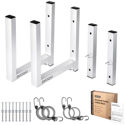 SMOQIO Ladder Rack for Enclosed Trailer Cover