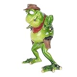 MERRYHAPY 屋外 カエル 装飾 カエルの形 彫像 漫画 置物 樹脂 カエル カエル 像 カエル 装飾 カエル 装飾 カエル 部屋 装飾 庭 装飾 カエル 置物 屋外 像