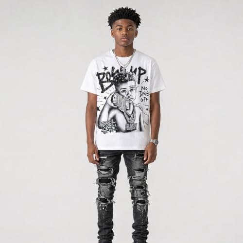 Image of DopeSkill Graphic Tee Streetwear Hip Hop Hypebeast Street Style Unisex T-Shirt Sneaker Colour Matching Shirts Swag Y2K Style