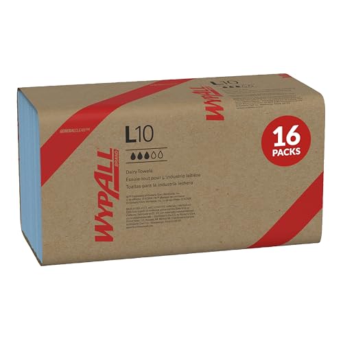 Image of WypAll GeneralClean L10 Light Cleaning Towels, 16 x 140 Sheets (05120)