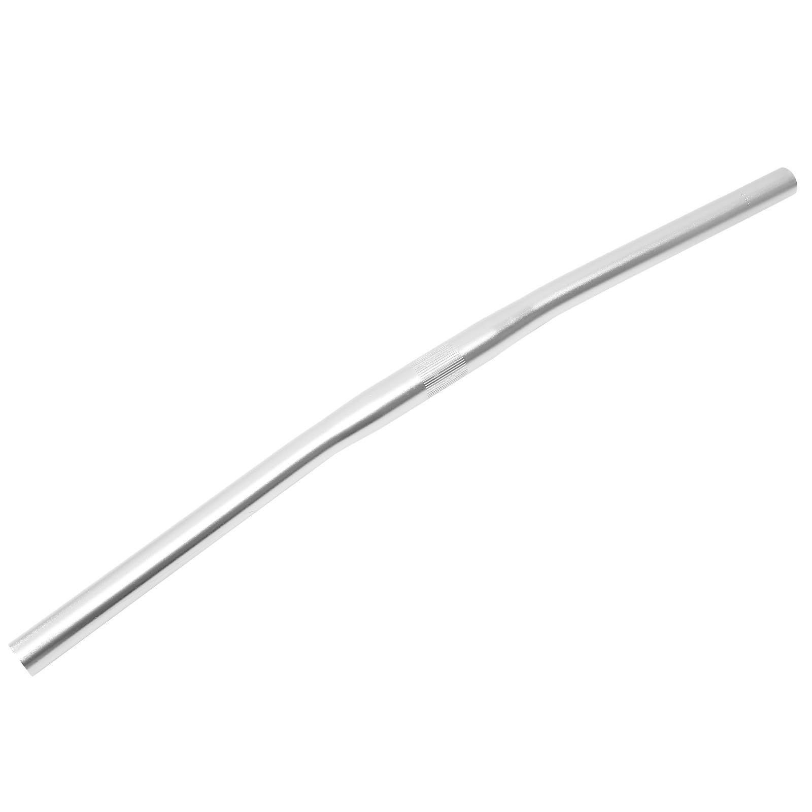 CONGARTENO Silver with Sleek Design Aluminum Alloy Metal Flat Bar Mountain Bike Handlebar Lightweight and Wear-resistant Bike Straight Handlebars