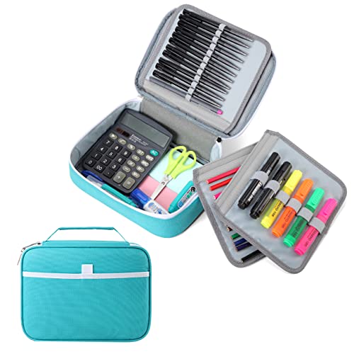 Chase Chic Estuche Escolar Grande Capacidad, Estuche Lapices 2 Cremalleras, Estuche Boligrafos...
