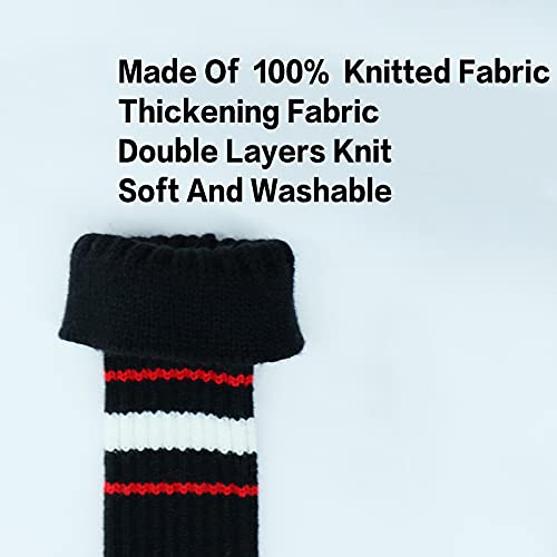 image for Amy Sport Golf Head Covers Knitted Woods Driver Fairway Hybrid Pom Pom