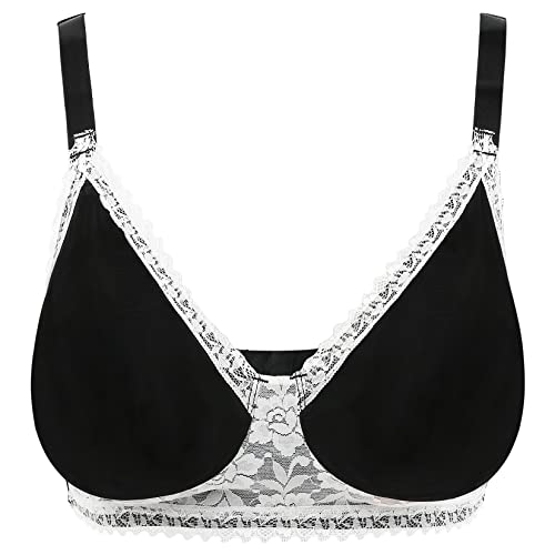 Vollence See Through Mastectomy Bra Silicone Breast Forms Pocket Bra Fake Prosthesis Crossdresser2