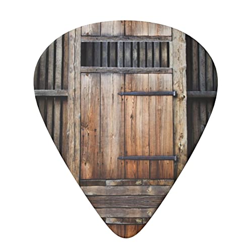 Lot de 6 médiators en bois rustique pour guitare acoustique, guitare électrique, basse, ukulélé – fins, moyens et épais. - Les Beatles, Paul McCartney, John Lennon, RIngo Starr, George Harrison Lot de 6 médiators en bois rustique pour guitare acoustique, guitare électrique, basse, ukulélé - fins, moyens et épais. – Image 4