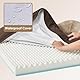 EHEYCIGA Orthopädisches Hundebett Grosse Hunde, 106.5x76x18.5cm, Memory Foam Waschbar und Wasserdicht Hundekorb mit 4 Rändern, Hundesofa Hundecouch rutschfest, Braun