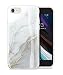 Produktbild GVIEWIN iPhone SE 2020 iPhone 7 Hülle iPhone 8 hülle Marmor TPU Silikon Marmor Schlank Rundumschutz Robust Handyhülle Marble Handytasche Schutzhülle Cover Case iPhone SE2/7/8 4.7 Inch (Blanco/Grau)