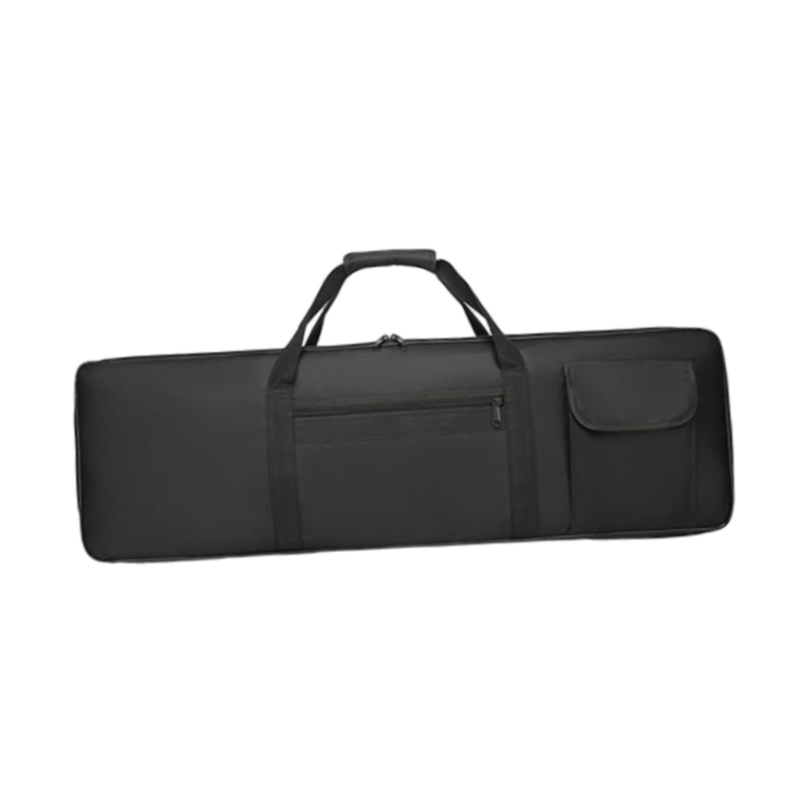 E Piano Koffer, 61 Tasten, Klavier Gigbag mit Tasche, Tragbarer, Gepolsterter Rucksack, Tragetasche, Handtasche für Reisen, Schule, S