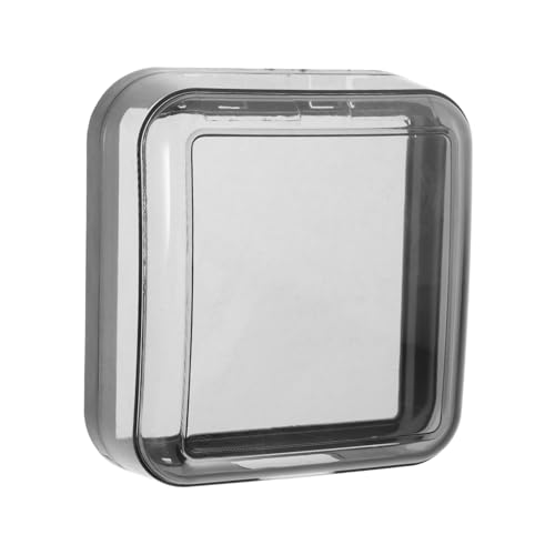 WOONEKY Waterproof Socket Protective Cover Electric Outlet Cover Electrical Outlets The Outlet Covers Proofing Outlet Cover Wall Covers Black