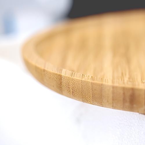 Bandeja Petisqueira Redonda Bambu Eco Prime 25cm - Tuut