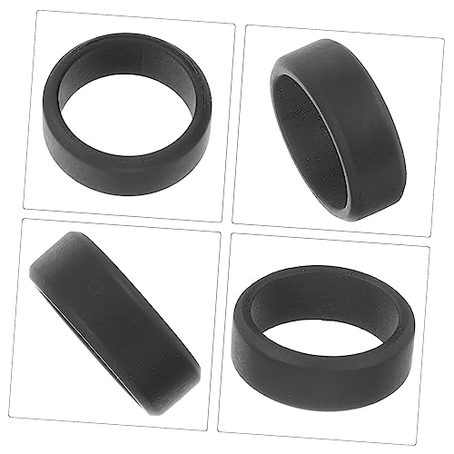 Toddmomy 50 Unidades decoração para homens anéis de silicone flexíveis argolas anel masculino anéis