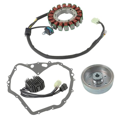 labwork Stator Regulator Rectifier Flywheel Kit Replacement for ArcticCat 400 Auto 2003-2008 Replacement for 32102-38F00 32102-38F01 3430-053 3530-059 3402-590