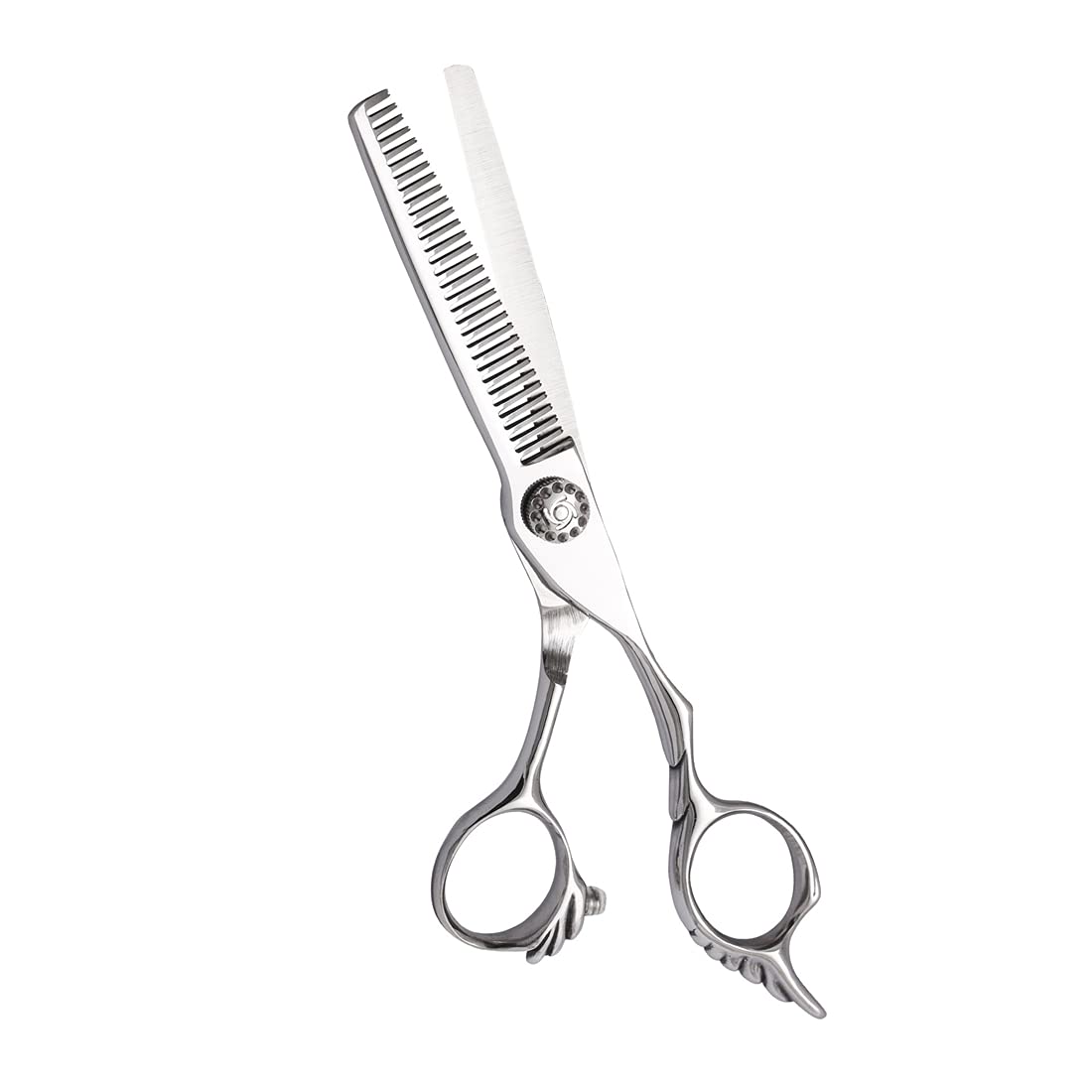 Set di Forbici per Parrucchiere, con Forbici di Assottigliamento in Acciaio Inox, Pettine, Mantello E Clip, Set di Cesoie da Taglio per Capelli, per Barbiere, Salone, Casa