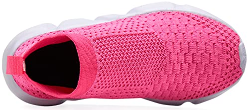 Santiro Baby Shoes Boys Girls Sock Shoes Breathable Knit Slip On Toddler Shoes Pink 6 M Us #TOP5