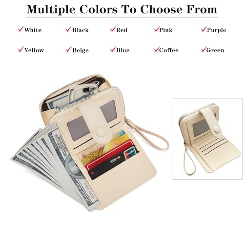 LZSXDWXY Women's Wallet, Fashion Cute Daisy Flowers Print Wallets with Exterior Zipper Around Coin Purse Bifold Bill Wallet with Credit Card Holder Id Window - Image 6