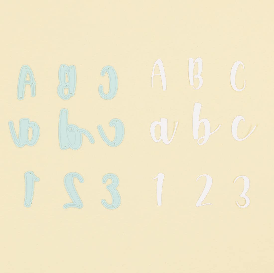 Craftelier - Fustelle essenziali per progetti di scrapbooking e creazioni, artigianato e biglietti | Forma dell'alfabeto - lettere maiuscole | Dimensioni circa 3 cm