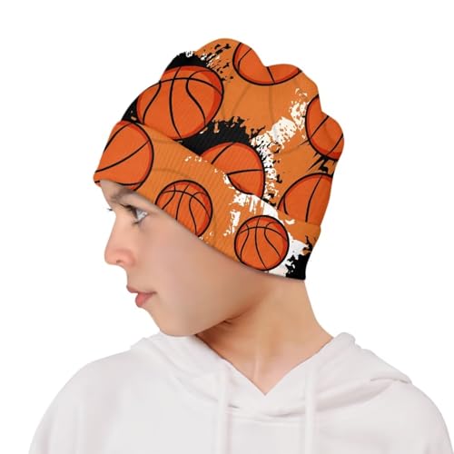 Funny Fire Beanie Hats for Boys Daily Outdoor Casual Warm Cuffed Knit Beanies Soft Winter Hat Cap4