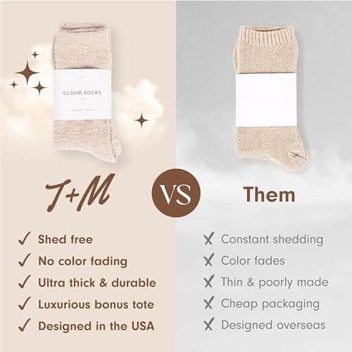 Image of Unboxme Gifts Warm & Cozy Ultra-Luxe Cloud Fuzzy Socks, Gifts for Women