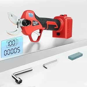 Electric Pruning Shears for Milwaukee 18V Battery, Brushless Portable Cordless Pruning Shears with 1.2” Cutting Diameter Cordless Garden Pruner for Tree Branch, Replacement Blade Set (Tool Only)
